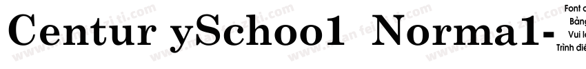 Centur ySchoo1  Norma1字体转换
